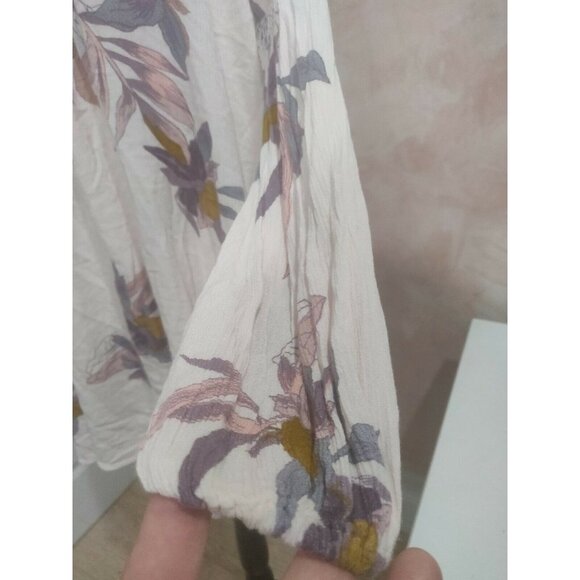 Free People tunic‎ blouse 3/4 sleeve size M - Picture 5 of 8